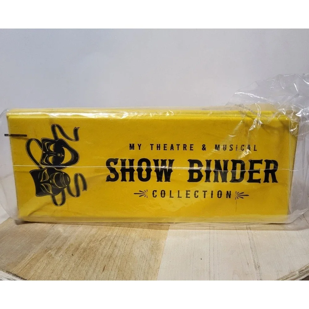 Ring Binder Depot Yellow Theater Showbill Binder Open‎ Box Unused 5.5 x 8.5